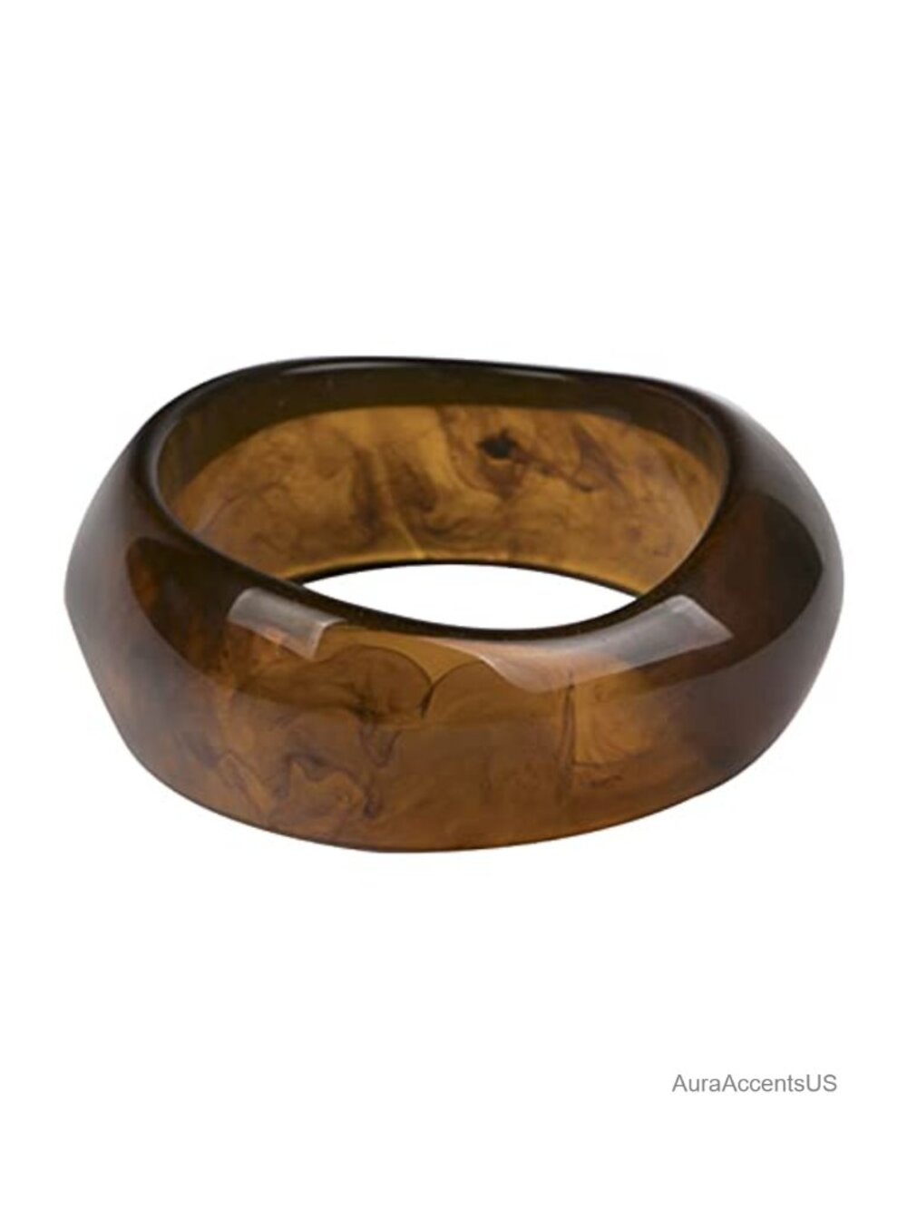 Chunky Acrylic Resin Bangle Geometric Cuff Women